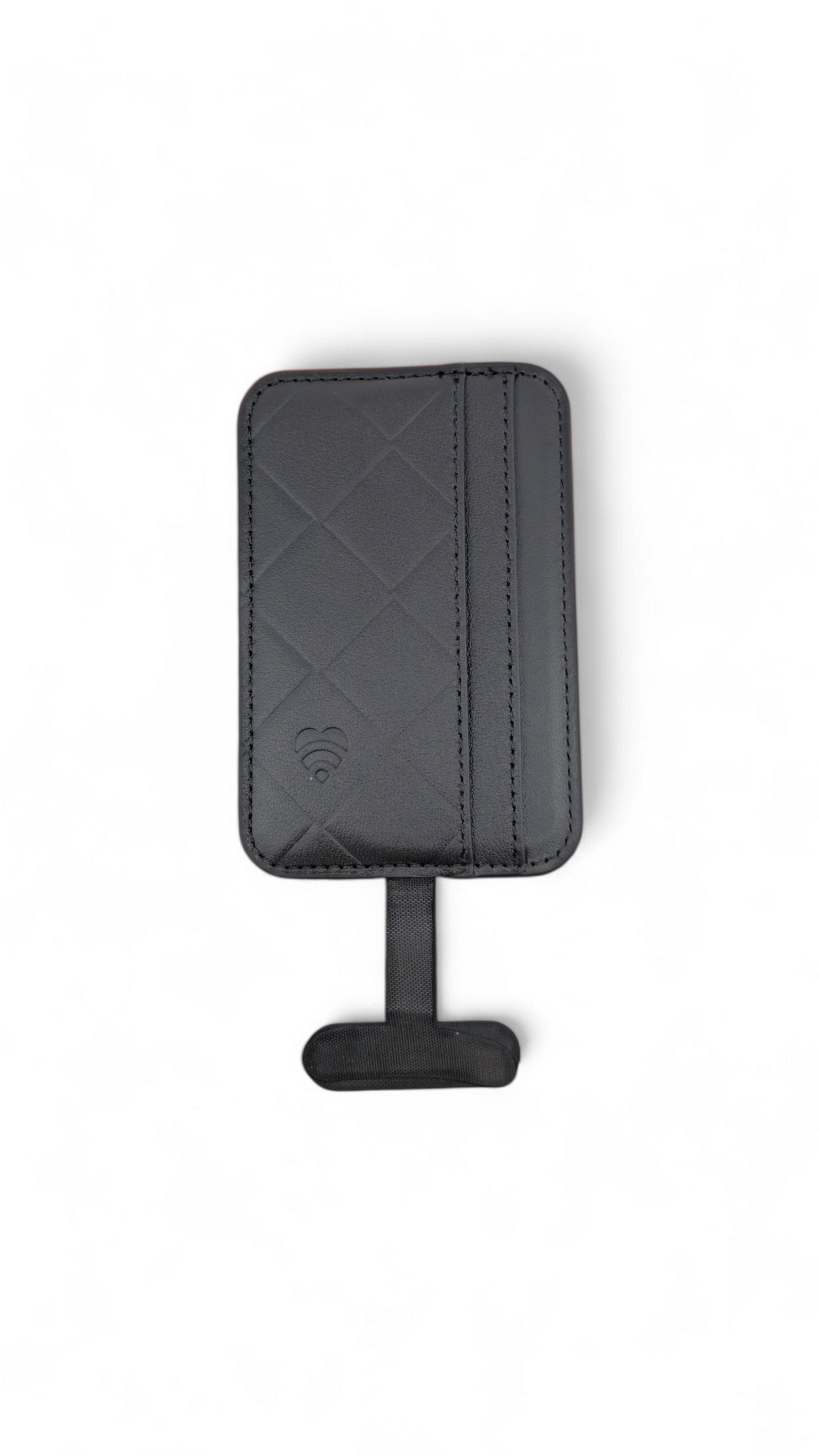 Lovefone Leather Weave Wallet with MagSafe - Black