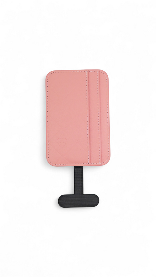 Lovefone Leather Weave Wallet with MagSafe - Pink