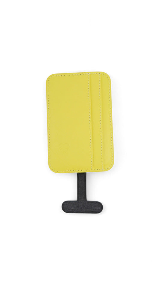 Lovefone Leather Weave Wallet with MagSafe - Yellow
