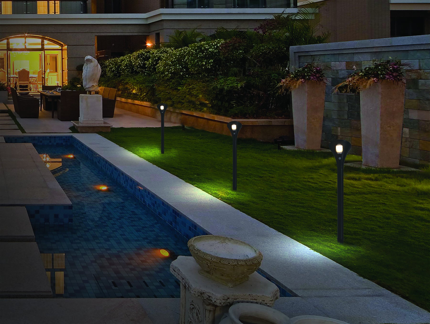 Solar LED Pathway Light - 0.5W 70LM (40PCS) - SuperSaverAU - view 2