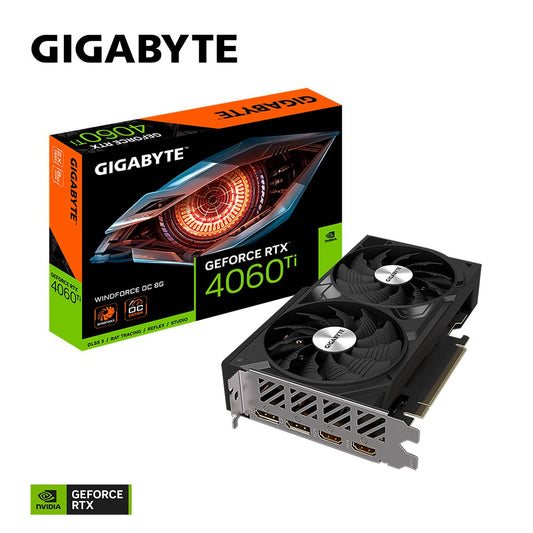 Gigabyte nVidia GeForce RTX 4060 Ti 8G, 2550 MHz, 18 Gbps, GDDR6, PCI-E 4.0