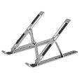NNEOBA Portable Aluminum Laptop Stand - Adjustable Height, Lightweight, Silver - SuperSaverAU - view 4