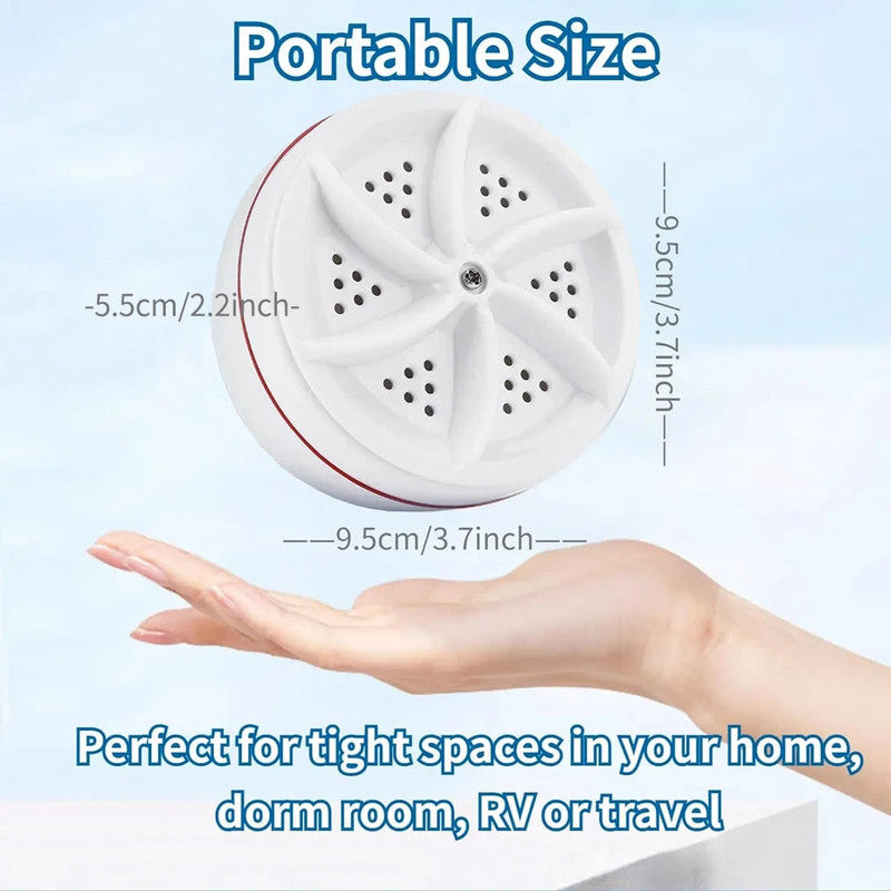 NNEOBA Mini Washing Machine - Portable USB Turbine Cleaner for Small Loads - SuperSaverAU - view 7
