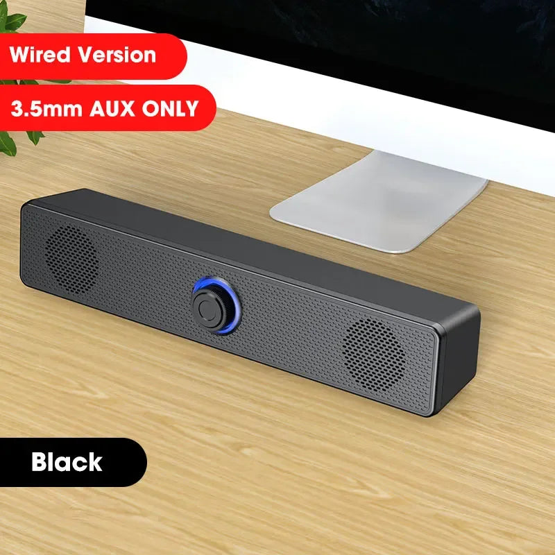 NNEOBA PC Soundbar Wired Speaker - 3D Stereo, Deep Bass, USB Powered - SuperSaverAU - view 5