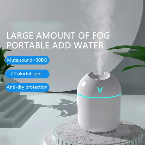 NNEOBA 250ML Mini Aroma Oil Diffuser & Humidifier with LED Night Lamp - SuperSaverAU - view 1