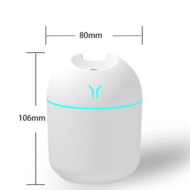 NNEOBA 250ML Mini Aroma Oil Diffuser & Humidifier with LED Night Lamp - SuperSaverAU - view 2