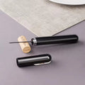 NNEOBA Portable 2-in-1 Air Pressure Corkscrew with Foil Cutter - Black - SuperSaverAU - view 5