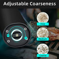 NNEOBA Electric Automatic Grinder with LED Light, Adjustable Coarseness, 180 x 55 mm - SuperSaverAU - view 5