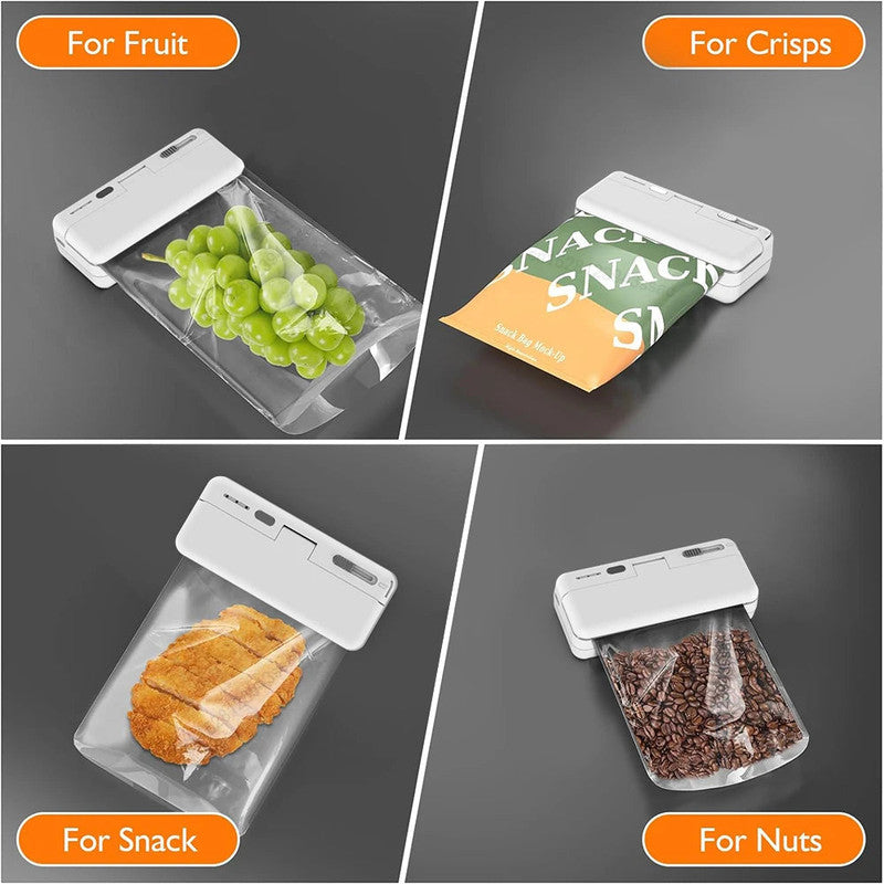 NNEOBA Mini Plastic Bag Sealer - Rechargeable, Airtight Food Sealer, Compact - SuperSaverAU - view 6