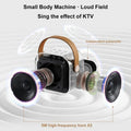 NNEOBA K12 Bluetooth Karaoke Machine with Dual Microphones, RGB Lights, 600g - SuperSaverAU - view 2