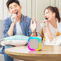 NNEOBA K12 Bluetooth Karaoke Machine with Dual Microphones, RGB Lights, 600g - SuperSaverAU - view 3