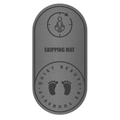Premium Grey Anti-Noise Jump Rope Mat with Non-Slip TPE - 126 x 60cm