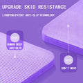 Premium Purple 15mm Anti-Slip Yoga Mat with Carry Bag - 185 x 60cm