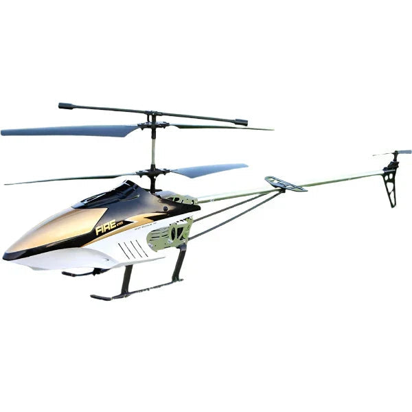 Premium NNEOBA 3.5CH RC Helicopter Remote Control Drone Gold 80cm