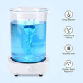 Premium White Mini Magnetic Stirrer 4000RPM Portable Mixer 2L Capacity