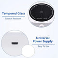 Premium White Mini Magnetic Stirrer 4000RPM Portable Mixer 2L Capacity