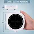 Premium White Mini Magnetic Stirrer 4000RPM Portable Mixer 2L Capacity