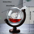 Premium Globe Whiskey Decanter Set – Lead-Free Glass Carafe