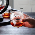 Premium Globe Whiskey Decanter Set – Lead-Free Glass Carafe