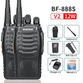 Premium BF-888S V2 Long Range UHF Walkie Talkies 2 Pack