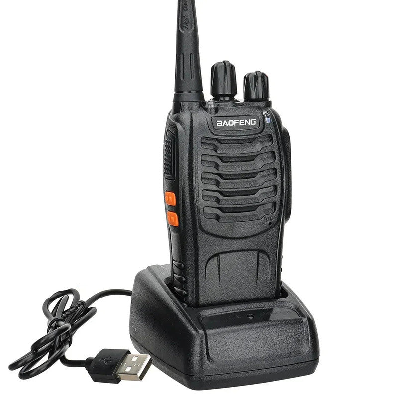 Premium BF-888S V2 Long Range UHF Walkie Talkies 2 Pack