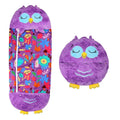 Premium Kids Shark Sleeping Bag Plush Pillow - Purple, 180 x 70cm