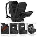 Premium Tactical MOLLE Backpack – Black 45L, Water-Resistant 900D Fabric