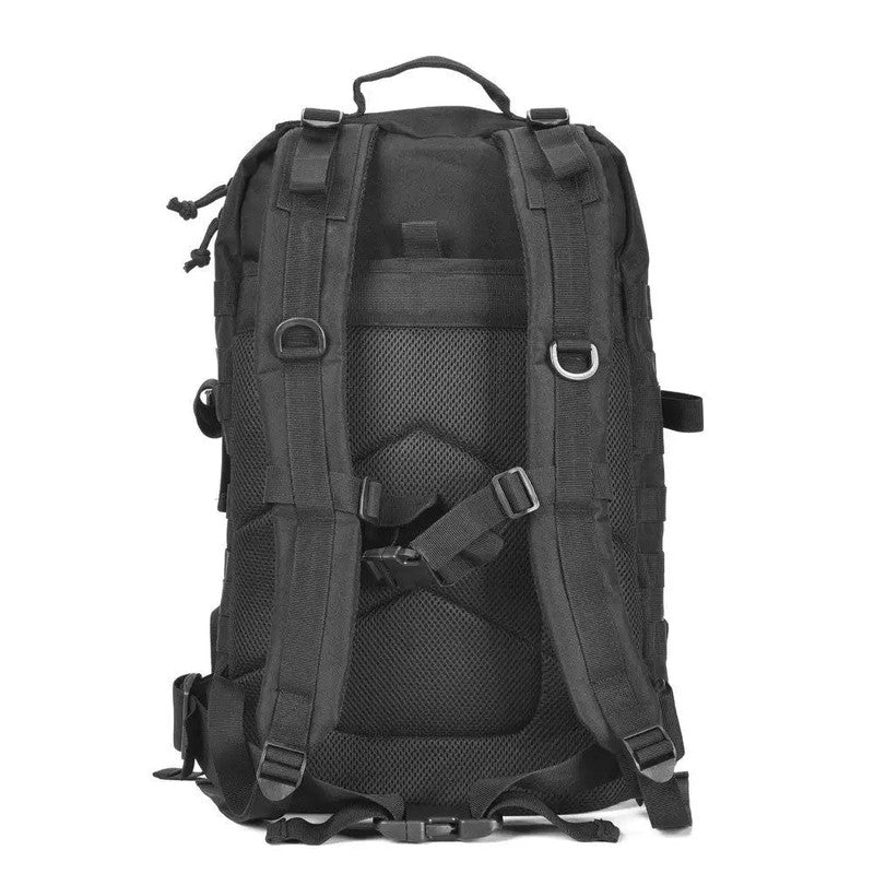 Premium Tactical MOLLE Backpack – Black 45L, Water-Resistant 900D Fabric