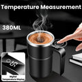 Premium 380ml Self Stirring Electric Coffee Mug with LCD Temperature Display