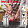 Premium Stainless Steel Ham Maker Meat Press Mould with Thermometer 1.2kg