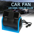 Premium 12V Adjustable Car Air Conditioning Fan Dual Speed 240CFM