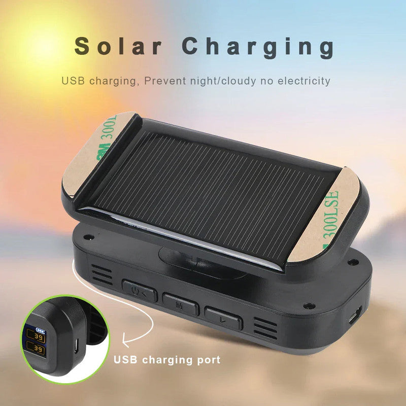 Premium Wireless Tyre Pressure Monitoring System with Solar & USB Charging