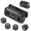 Premium Wireless Tyre Pressure Monitoring System with Solar & USB Charging