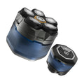 Blue 6D Rechargeable Electric Head and Face Shaver with LED Display Type-C Charging