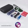 Blue 3-in-1 Red Light Therapy Wand with Infrared Blue Light and Auto Timer