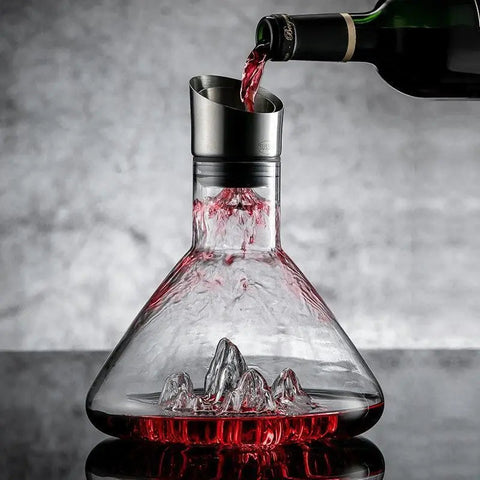 Premium Iceberg Crystal Decanter – Handmade Lead-Free Glass 1500ml