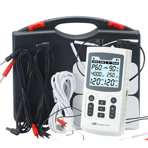 Premium Electric Muscle Therapy Stimulator with TENS EMS IF RUSS Modes