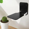 Black Invisible Floating Bookshelf Stainless Steel Wall Mounted Book Organiser