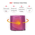 Pink Far Infrared Electric Sauna Heating Belt for Waist Belly and Back Warmth