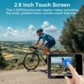 Premium Black 5K Waterproof Action Camera with Touchscreen and 64GB Card