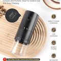 Premium Portable Electric Coffee Grinder with 38 Grind Settings USB-C Rechargeable