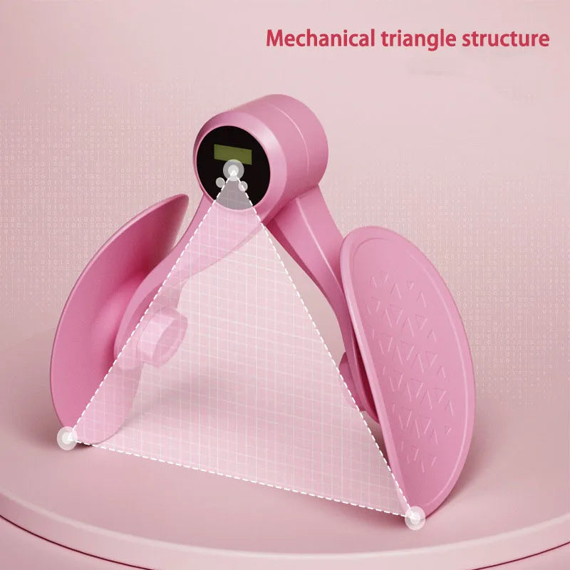 Premium Pink Smart Counting Pelvic Floor Thigh Trainer