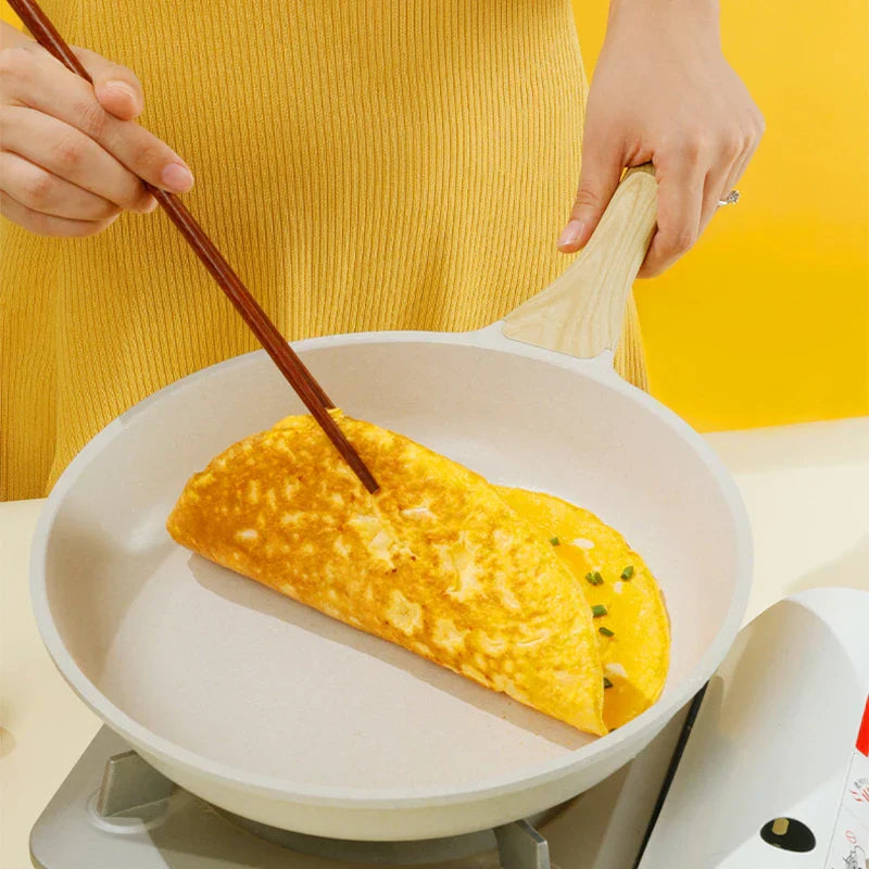 Premium Non-Stick Ceramic Wok Pan – 28cm, Gas & Induction Compatible