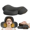 Heated Electric Cervical Massage Pillow with 3 Heat Levels and 3 Vibration Modes