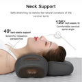 Heated Electric Cervical Massage Pillow with 3 Heat Levels and 3 Vibration Modes