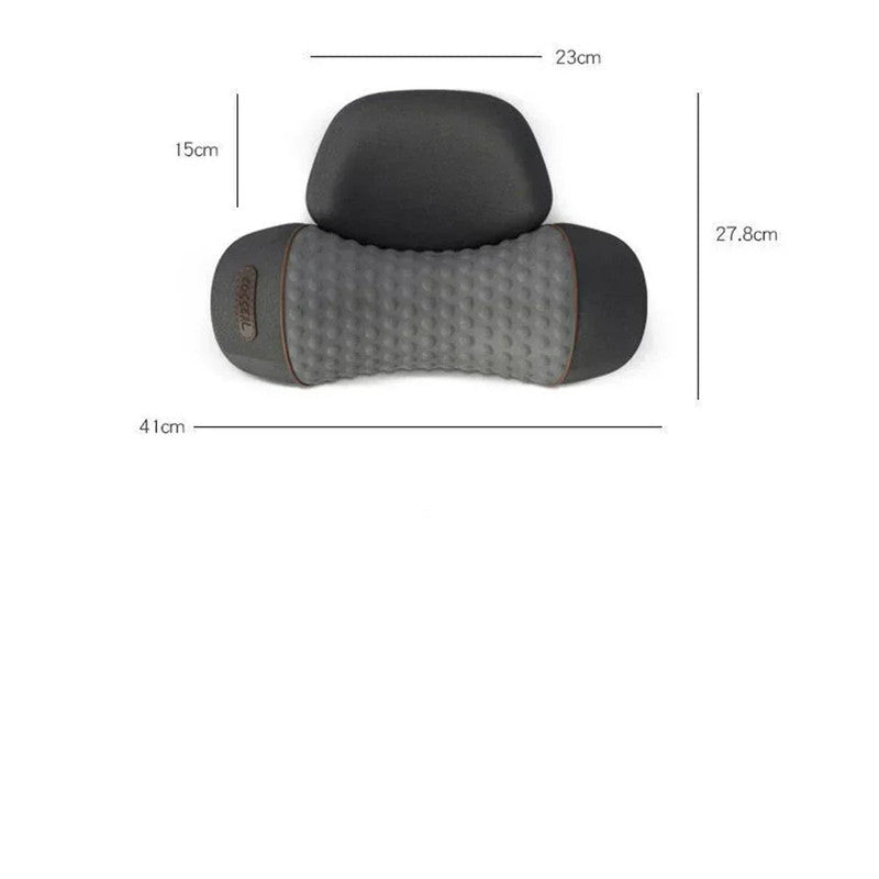 Heated Electric Cervical Massage Pillow with 3 Heat Levels and 3 Vibration Modes