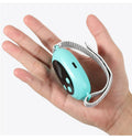 Blue EMS Microcurrent Sleep Aid Palm Pulse Massager for Relaxation and Stress Relief