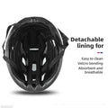 Premium Red Lightweight Adult Bicycle Helmet with Adjustable Fit