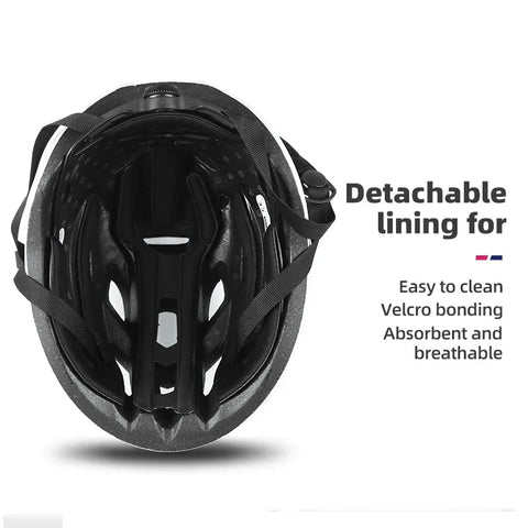 Premium Red Lightweight Adult Bicycle Helmet with Adjustable Fit