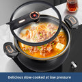 Premium Micro-Pressure Non-Stick Stew Pot – Black 7L, 26cm
